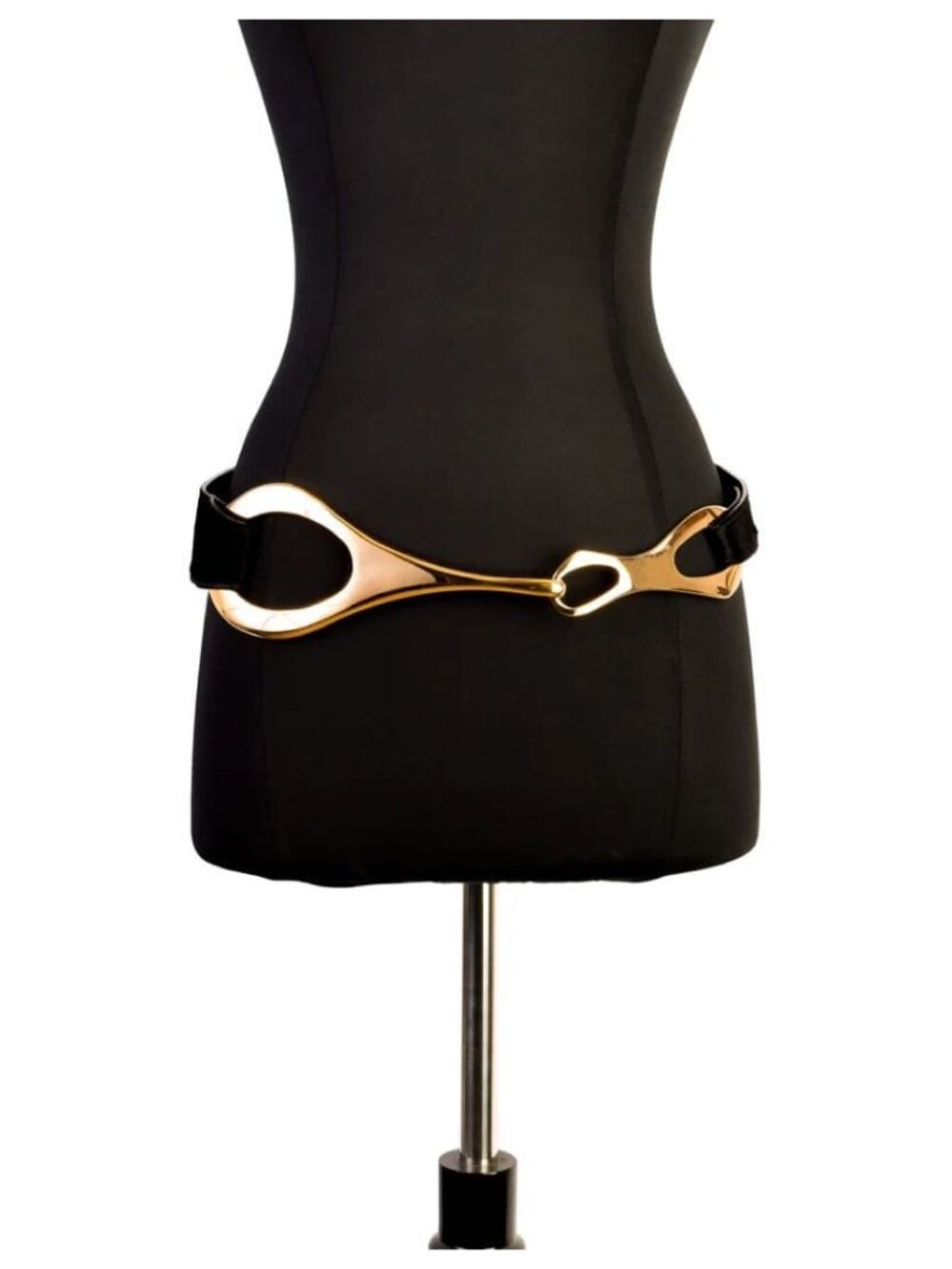 Gucci Tom Ford Era Horsebit Buckle Calf Hair Leather Belt